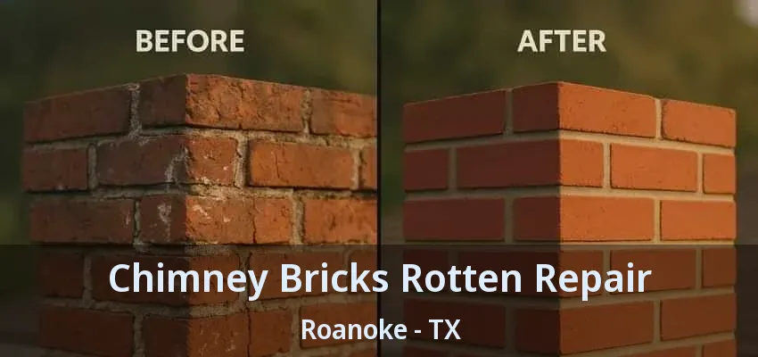 Chimney Bricks Rotten Repair Roanoke - TX