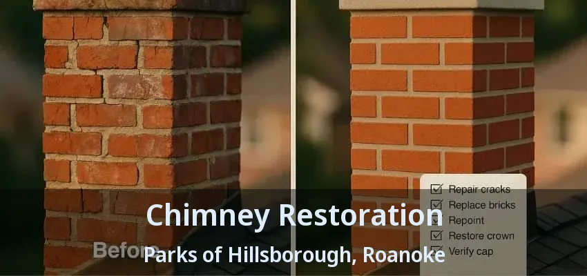 Chimney Restoration Parks of Hillsborough, Roanoke - TX