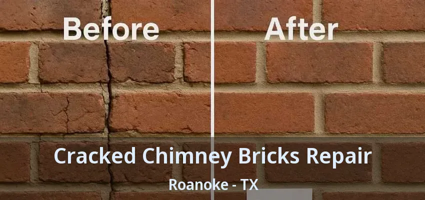Cracked Chimney Bricks Repair Roanoke - TX