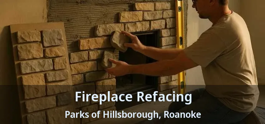 Fireplace Refacing Parks of Hillsborough, Roanoke - TX