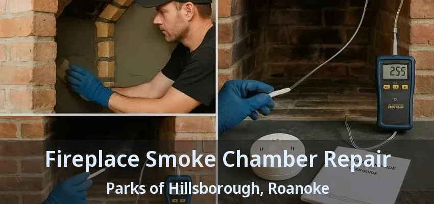 Fireplace Smoke Chamber Repair Parks of Hillsborough, Roanoke - TX