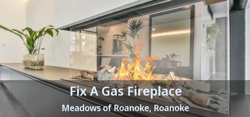 Fix A Gas Fireplace Meadows of Roanoke, Roanoke - TX