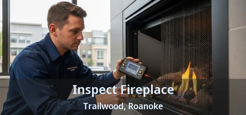 Inspect Fireplace Trailwood, Roanoke - TX