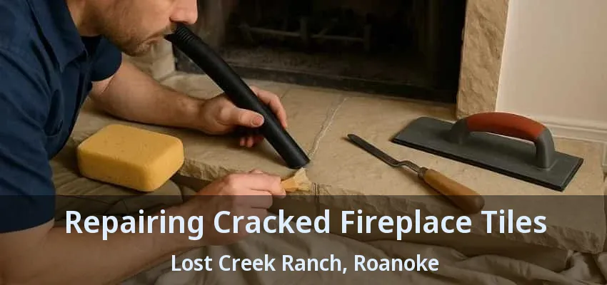 Repairing Cracked Fireplace Tiles Lost Creek Ranch, Roanoke - TX