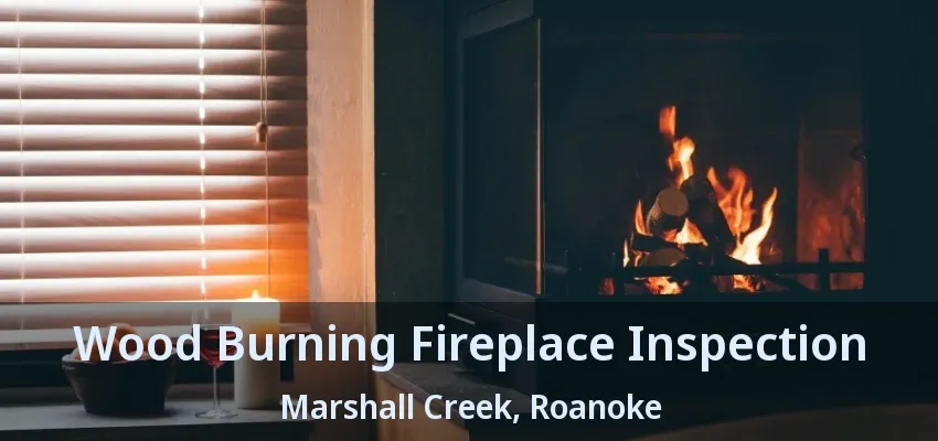 Wood Burning Fireplace Inspection Marshall Creek, Roanoke - TX