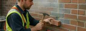 Cracked Chimney Bricks Repair Glenmere, Roanoke