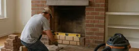 Fireplace Rebuild Chadwick Farms, Roanoke